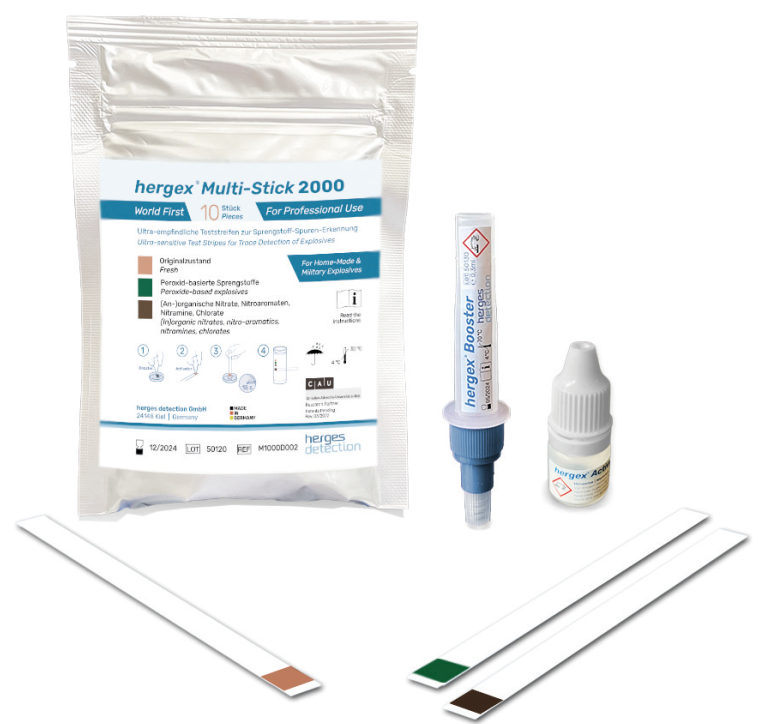 Hergex® 1000 & Hergex® 2000 Explosives Detection Kits